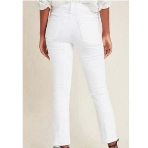 MOTHER The Mid Rise Dazzler Ankle Jean Fairest of Them All Wash White Size 31 - Picture 12 of 16